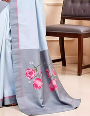 Grey Color Saree for Women – Lightweight & Graceful