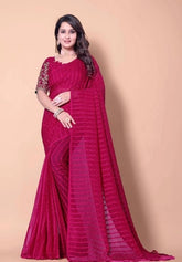 Red Color Saree for Women – Lightweight & Graceful